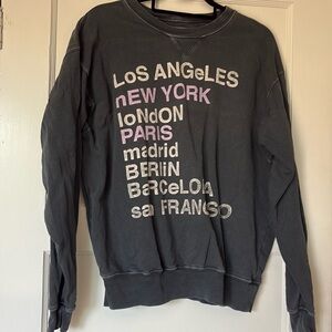 Anine Bing city love sweatshirt